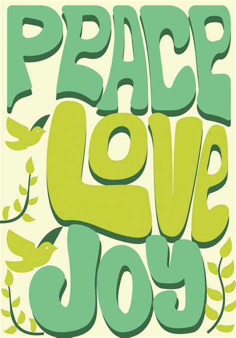Peace Love And Joy Vector Design 242511 Vector Art At Vecteezy