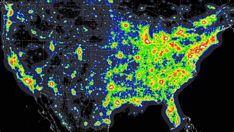 Light Pollution Map 1024x580 