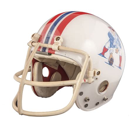 Lot Detail 1980s New England Patriots Game Clear Shell Helmet