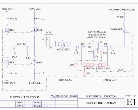 One line riser diagram volts electrical design software. Schematic Representation Of Power System Relaying | EEP