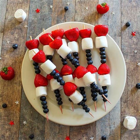 easy and fun 4th of july fruit kabobs