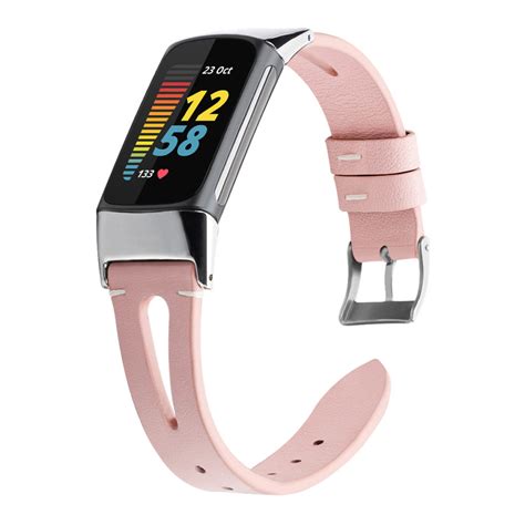 Vented Leather Strap For Fitbit Charge 5 Strapsco