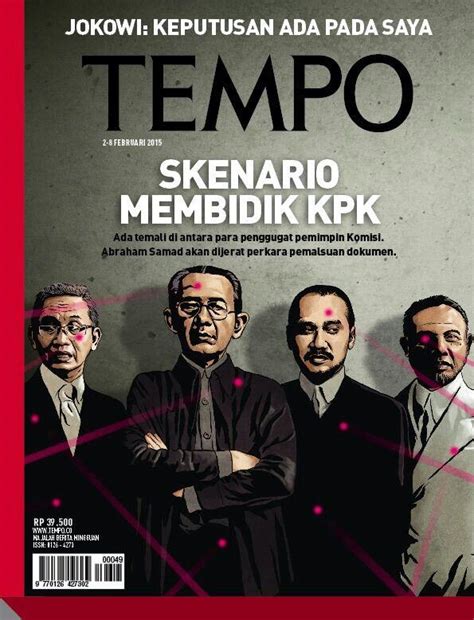 Cover Majalah Tempo — Senin 2 Februari 2015 Skenario Membidik Kpk