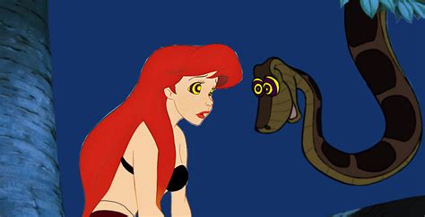 kaa and ariel resssst in peace by hypnotica2002 on deviantart