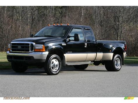 2000 Ford F350 Super Duty Lariat Extended Cab 4x4 Dually In Black
