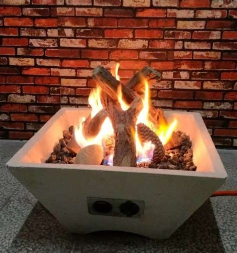Outdoor Fire Bowl Gas Fire Pit Logs Commercial Fake Gas Logs S08 96