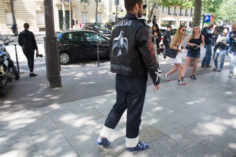 Street Style Fashion Looks Spotted At Paris Mens Fashion Week C