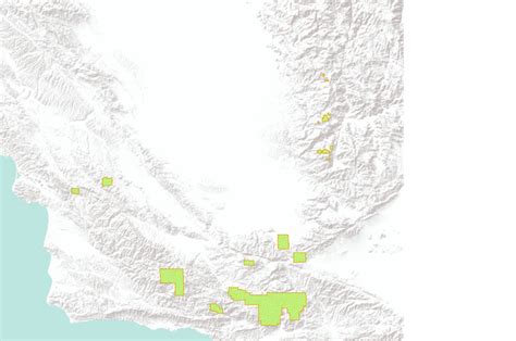 California Usa Condor Habitat Data Basin