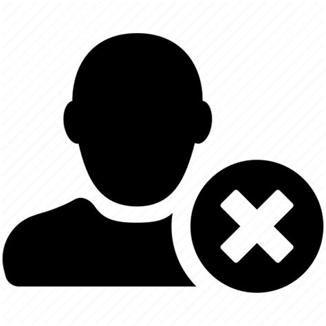 Avatar Delete Man Person Remove User X Icon Download On Iconfinder