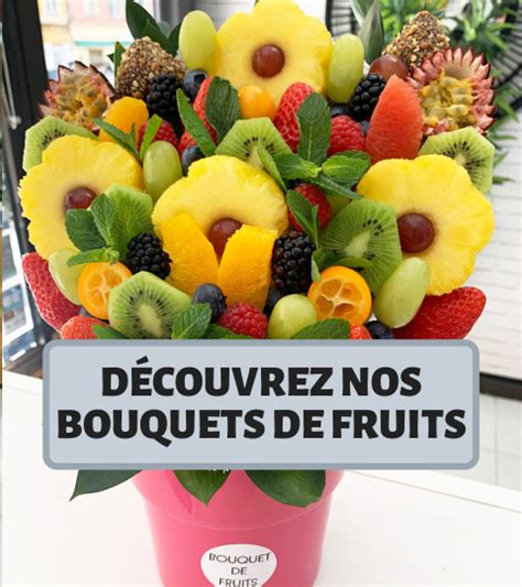 Achat Bouquet De Fruits And Corbeille Panier Fraises Chocolat