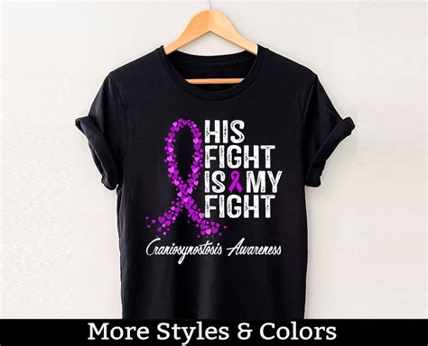 craniosynostosis awareness shirt his fight is my fight etsy
