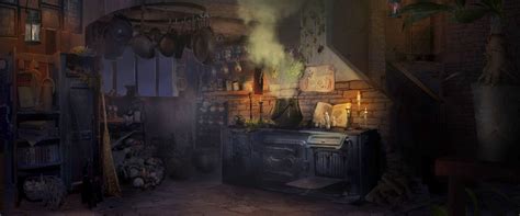 Kitchen witch's blank recipe book satyrmoon. ArtStation - Witch's Kitchen, Cyndhi S
