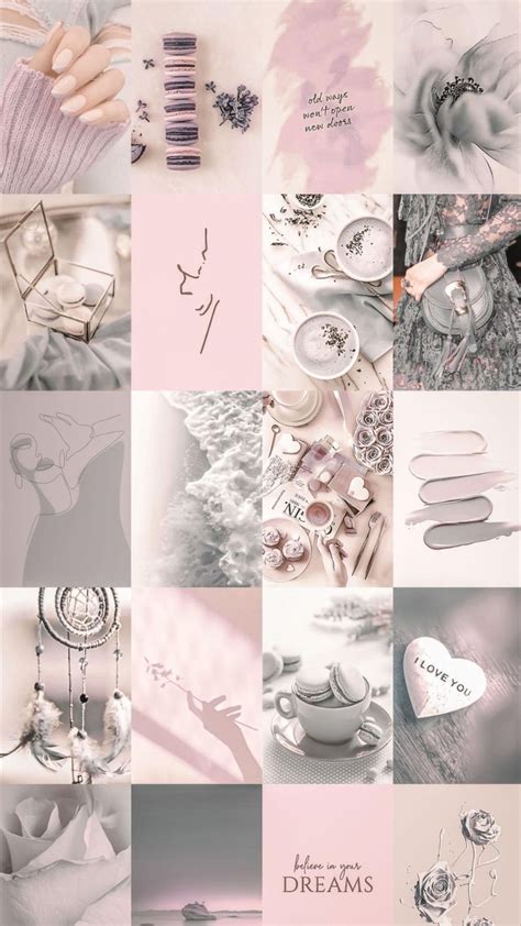 Spice Up Your Room With This Aesthetic Photo Wall Collage Pink