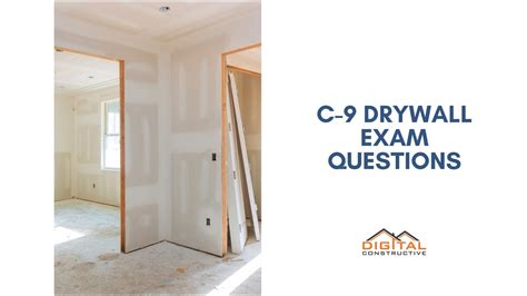 C 9 License Sample Exam Questions Drywall Contractor License In