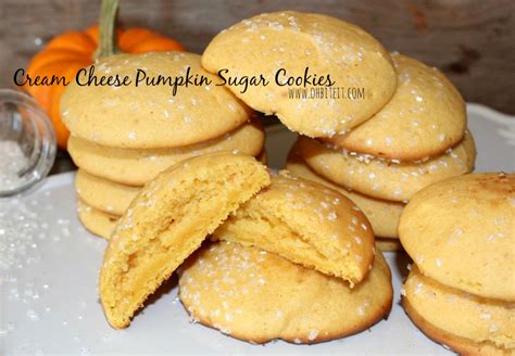 ~cream Cheese Pumpkin Sugar Cookies Oh Bite It