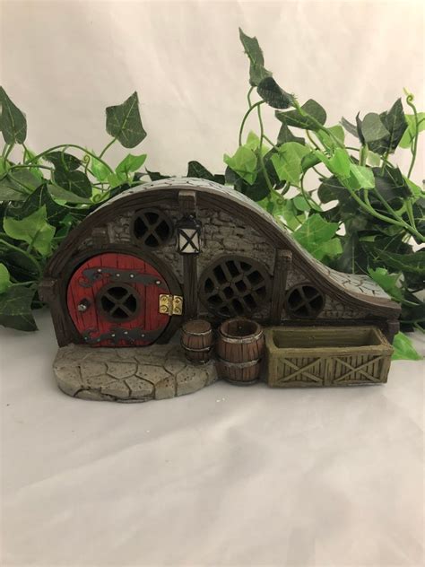 Red Root Burrow Fairy House Fairy Garden House Fairy Garden Etsy