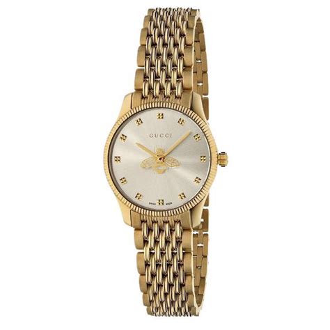 Gucci G Timeless Ladies Watch Ya1265021 For Sale At 1stdibs Gold And
