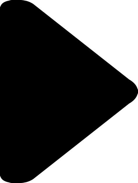 Right Arrow Black Triangle Svg Png Icon Free Download 69744