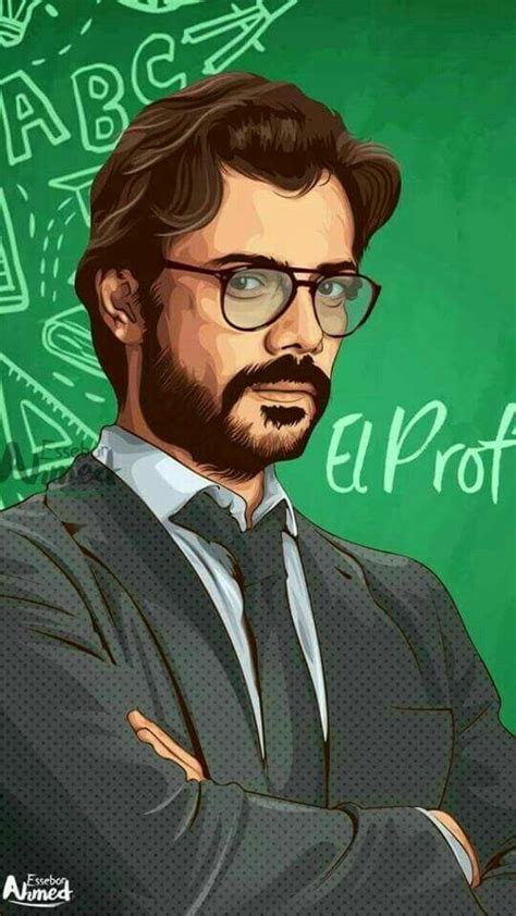 En colombia simplemente adoramos la casa de papel ansioso por que inicie la nueva temporada. The Profesor | Casa de papelao, La casa de papel