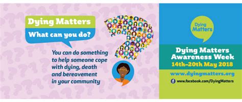 11 Events To Get You Talking Dying Matters Awareness Week Funeral Zone