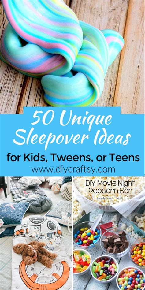 Sleep Over Ideas For Tween Girls