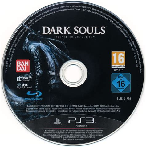 Dark Souls Prepare To Die Edition 2012 Playstation 3 Box Cover Art