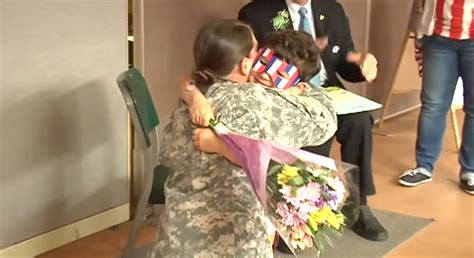 Army Mom Surprises Son With Early Homecoming Welcome Home Blog