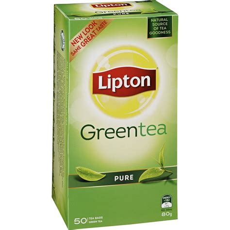 Lipton green tea has caffeine, yes, that is naturally occurring and not added. Lipton Green Tea Pure 50pk 80g | Woolworths