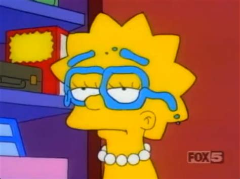 The Simpsons Is Wearing Goggles And Staring At Something In Front Of Him On His Face