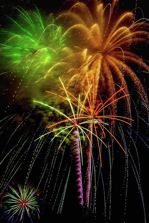 Unique Fireworks Photograph By Garry Gay Fine Art America