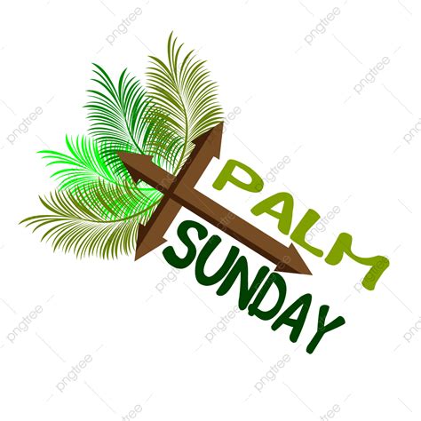 Palm Sunday Religious Clipart Png Images Palm Sunday Vector Design