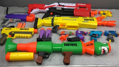 Fortnite Battle Royale Nerf Toy Guns Box Of Toys Arsenal Youtube