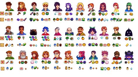 Stardew Valley Character Preferences Valley Game Stardew Valley