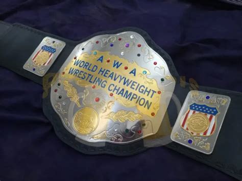 Awa World Heavyweight Wrestling Championship Belt 2mm Replica Belt 101