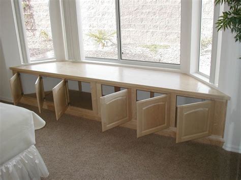 Maple Built In Bay Window Seat Storage In Bedroom Window Seat Kitchen