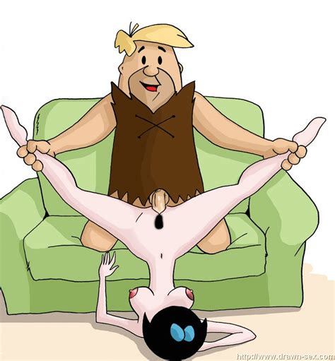 Rule 34 Barney Rubble Betty Rubble Breasts Clothes Female Hanna Barbera Human Kneeling Male