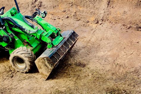 Digger Tractorloader Excavator Construction Stock Photo Image Of