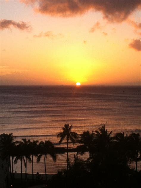 Honolulu Sunset Sunset Oahu Celestial