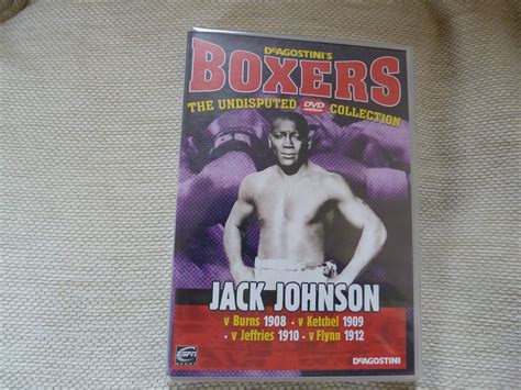 buy boxing jack johnson v burns 1908 v ketchel 1909 v jeffries 1910 v flynn 1912 the