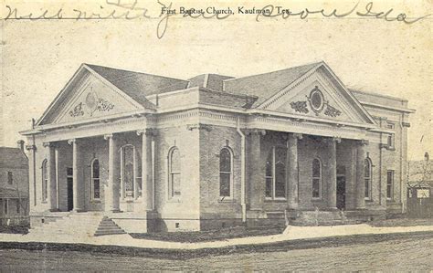 Kaufman First Baptist Church Florida Baptist Historical Society