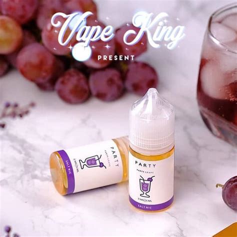 Party Grape Saltnic by Vape King 30ML 30MG บหรไฟฟา นำยาบหร