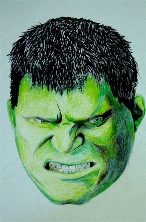 Hulk Color Pencil Drawing By Robiartimre On Deviantart