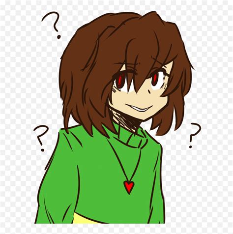 Confused Face Png A Little Confused Chara Undertale Chara Undertale