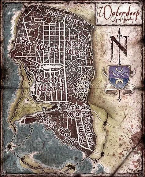 31 Map Of Waterdeep 5e Maps Database Source
