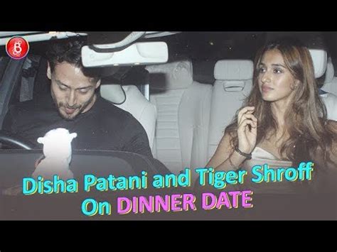 Tiger Shroff And Disha Patani Spotted At Dinner Date YouTube