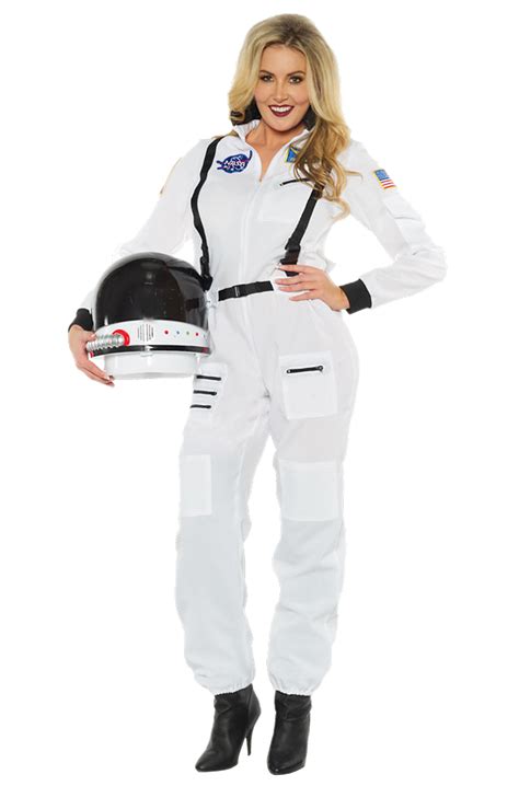 Female Astronaut Adult Costume White