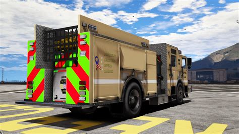 Fort Zancudo Afb Fire Engine Livery Modification Universe
