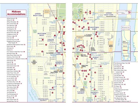 Karte Von Midtown Manhattan Druckbare Druckbare Walking Karte Von