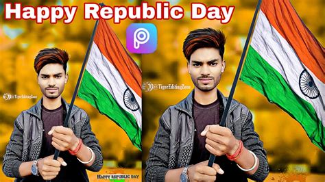26 January Republic Day Special Photo Editing In Picsart