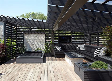 Chicago Modern House Design Amazing Rooftop Patio